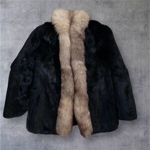 Niki Rabbit Fur coat. (Vintage)
